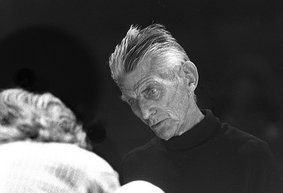 Samuel Beckett in rehearsal. Photograph: John Haynes
